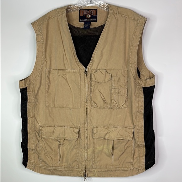 Vintage Duluth Trading Co Fishing Adventure Vest Size L Tall - Picture 1 of 10